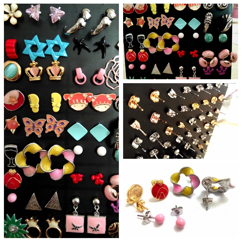 

NEW 10Pairs Women Ladies Exquisite Earrings Charming Cute earrings for Girl Women Fashion Jewelry HOT SALE