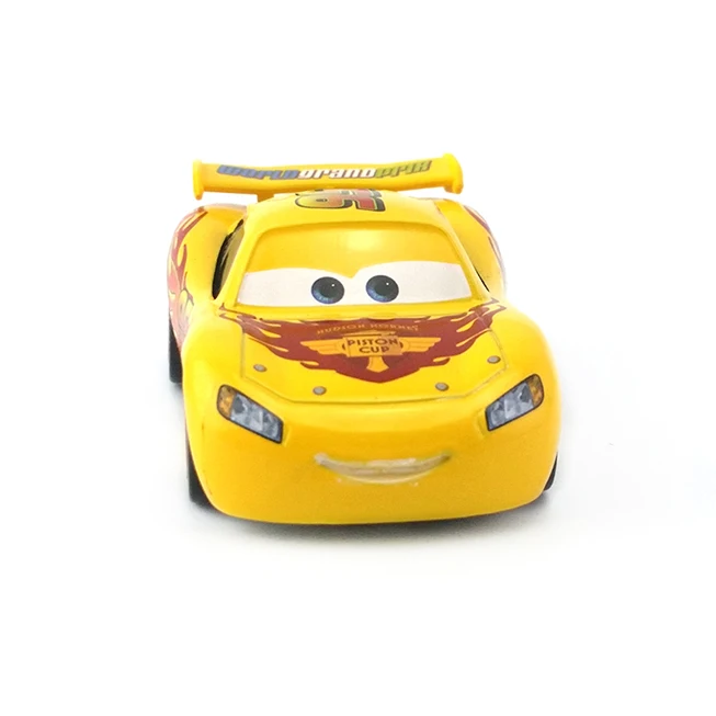 Disney Pixar Cars Gold Dinoco синий черный полицейский Молния Маккуин литой игрушечный автомобиль для детей 1:55 Свободный бренд и