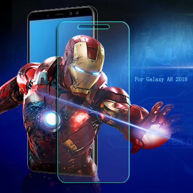 Для Samsung Galaxy A8 2018 защита экрана закаленное стекло для A5 A530F защитная пленка из