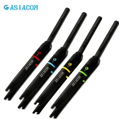 Вилка Передняя ASIACOM 28 6 * 700C из углеродного волокна с прямой трубкой | Спорт и