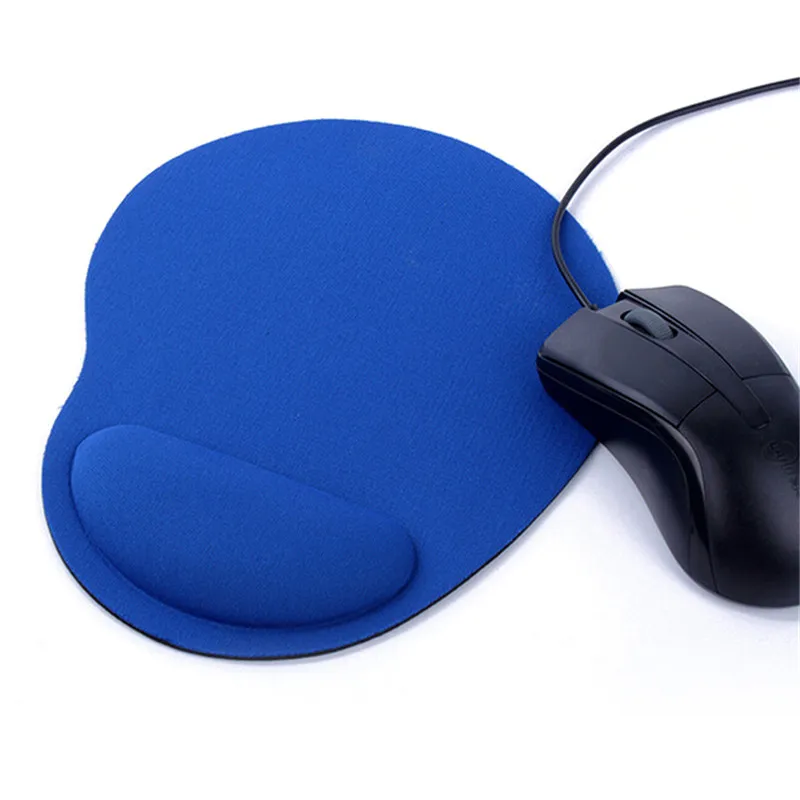 

2017 New Wrist Protect Optical Trackball PC Thicken Mouse Pad Support Wrist Comfort Mouse Pad Mat Mice for Game 2 Colors