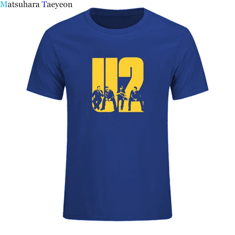 Matsuhara taeyeon брендовая футболка с короткими рукавами для мальчиков круглый вырез горловины прекрасный U2 диапазона печати мужская повседневная футболка одежда XS-XXXL - Цвет: 25