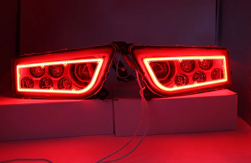 2015-2018 POLARIS RZR 900 S- ORANGE LED & ANGEL EYE HEADLIGHTS CONVERSION sww