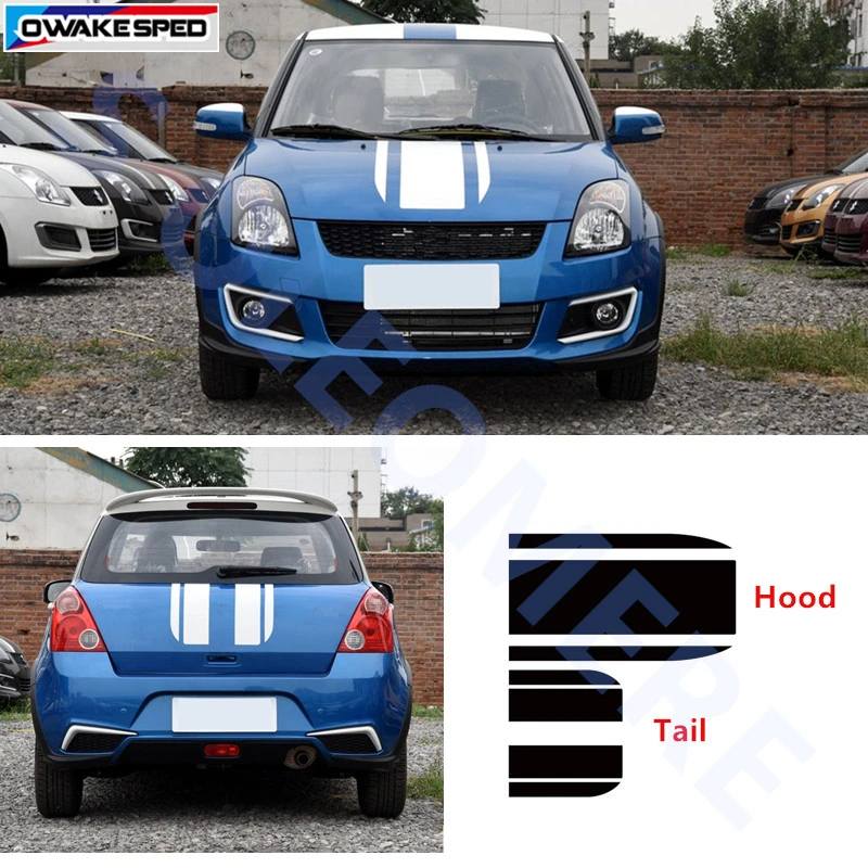 Виниловая наклейка для Suzuki Swift 1 комплект накладка на двигатель спортивные