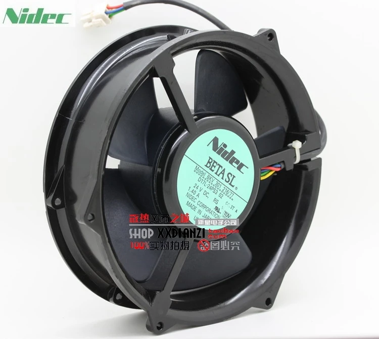 Вентилятор охлаждения для Nidec BKV 301 216/77 D17L 24PS3 02 170*170*50 мм 17 см 170 постоянного тока 24 В