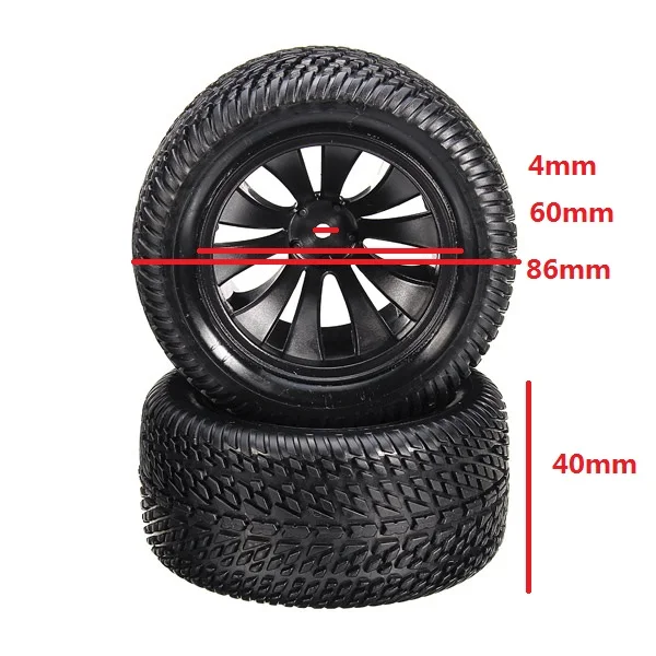 

HBX part 12056 Wheels Complete for 1/12 RC Model Off-Road Truck 12812