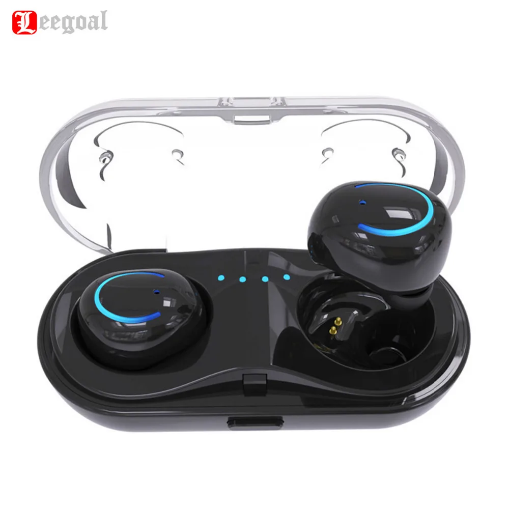 Leegoal Q18 TWS Wireless Bluetooth Earphone Earbuds Headset HiFi Bass with Mic Charging Box Earphones For IOS Android | Электроника