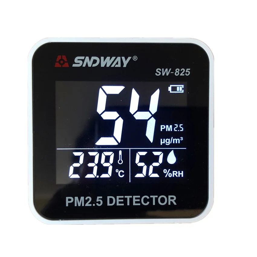 SNDWAY SW-825 Laser PM2.5 Detector tester gas monitor Digital Air Quality Monitor /Gas analyzer/Temperature humidity meter SNDWAY SW-825 Laser PM2.5 Detector tester gas monitor Digital Air Quality Monitor /Gas analyzer/Temperature humidity meter