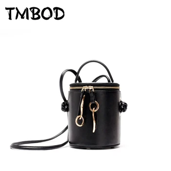 

New 2019 Designer Classic Retro Tote Small Bucket Women Split Leather Handbags Ladies Bag Messenger Bags For Female an1078