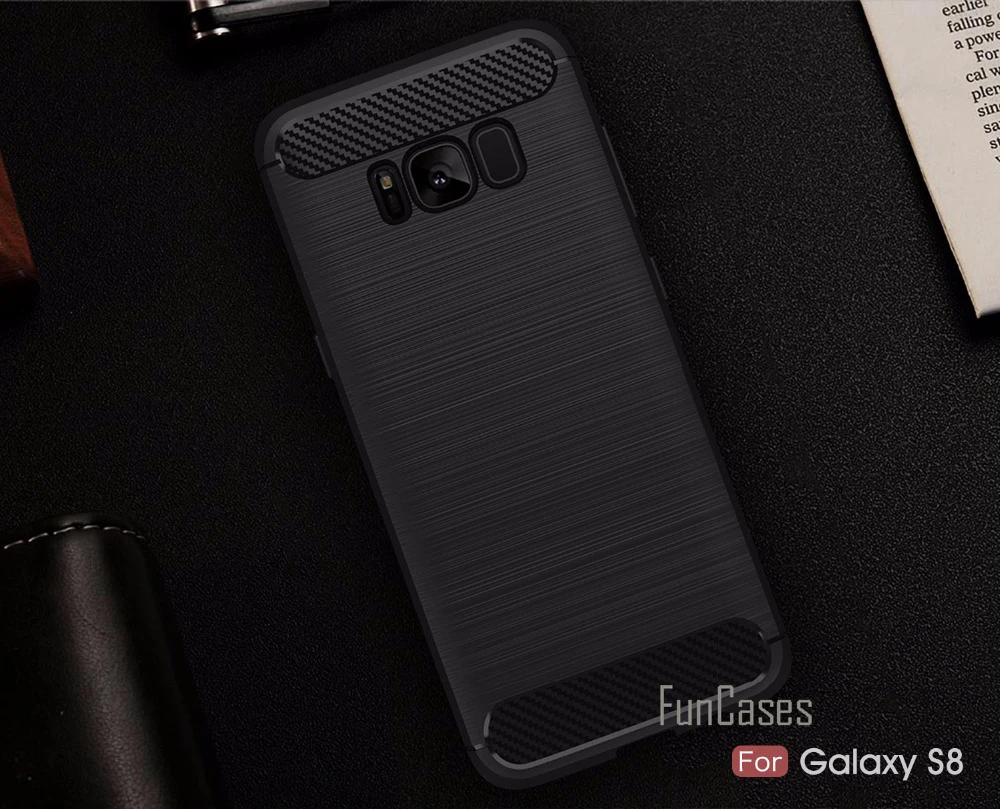 

Luxury Silicone Case sFor Samsung Galaxy S8 Case sFor fundas Samsung S8 / S8 Plus Case sunsang galaxie Cover 5.8 / 6.2 inch