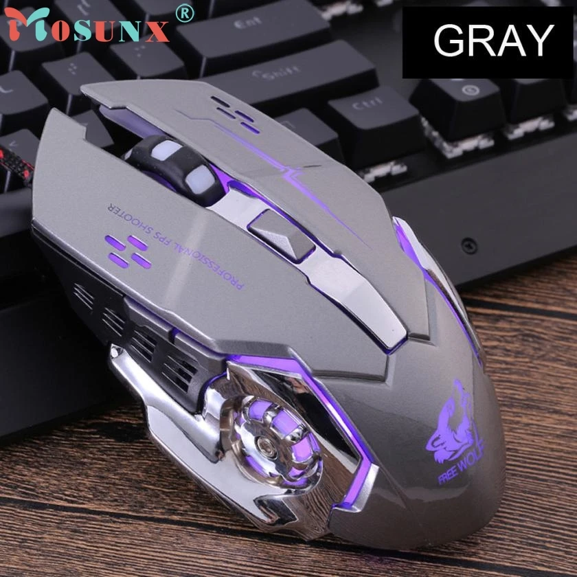 Mouse Raton Professional Wired LED Light 4000DPI Optical Usb Ergonomic