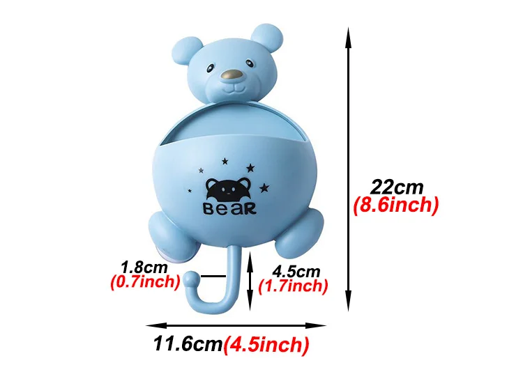 Wall-Mounted Suction Cup Holder