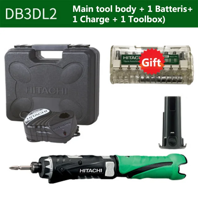 Japan HITACHI DB3DL2 Charging Screwdriver Electric Screwdriver Foldable