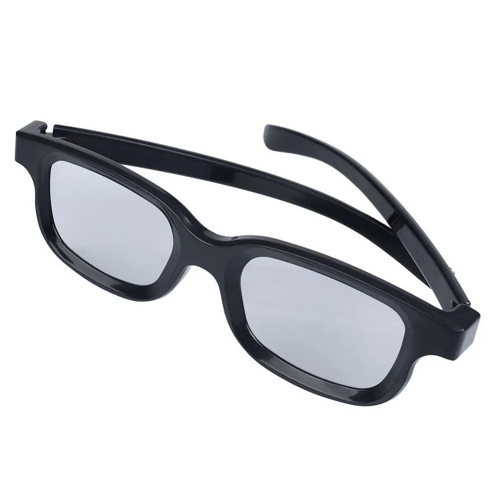 Lensoul Круглый Круг Поляризационные 3D очки Кино DVD lcd Видео Игры Театр 3D очки черный