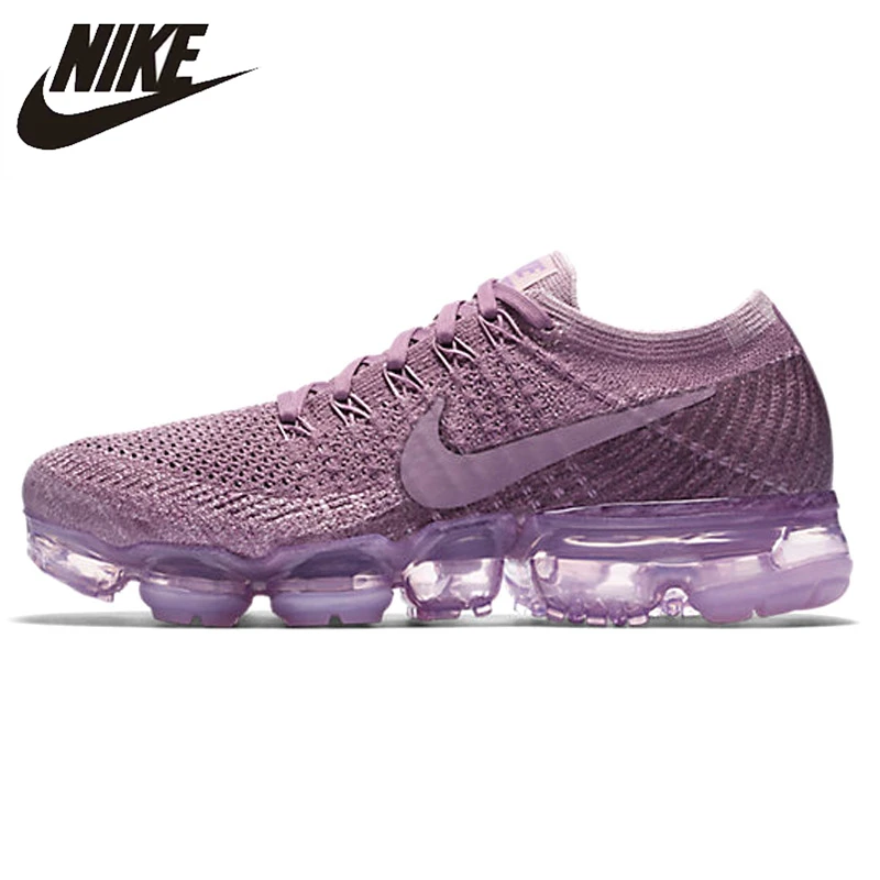 

NIKE AIR VAPORMAX FLYKNIT Women's Running Shoes, Purple, Non-slip Wear-resistant Breathable Balance Lightweight 849557 500
