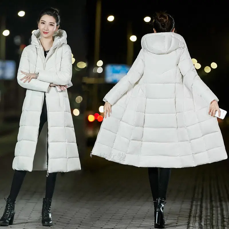 

2019 Plus Size Winter Jacket Women Hooded Down Wadded Jacket Female Parkas Cotton-Padded Jackets Thick Women Winter Coat A1129
