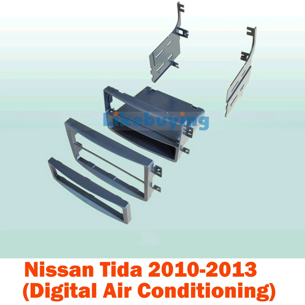 

2 Din Frame Kit / carro fascia / Car Fascia Panel / Audio Panel Frame / Dash Kit For Nissan 350Z 2007 2008 2009 Free Shipping