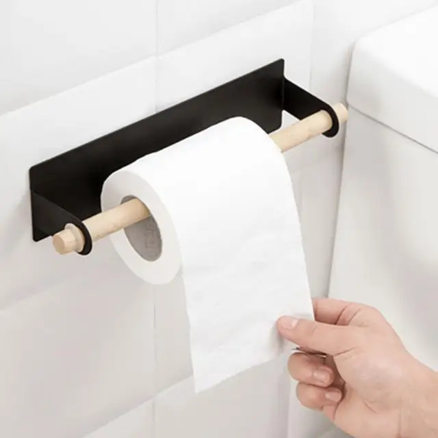 Best Offers Self-Adhesive Behind Door Towel Hanger Rack Wood Bar Hanging Holder Bathroom Kitchen Cabinet Shelf Black Organizer Storage Rack Best Offers Self-Adhesive Behind Door Towel Hanger Rack Wood Bar Hanging Holder Bathroom Kitchen Cabinet Shelf Black Organizer Storage Rack