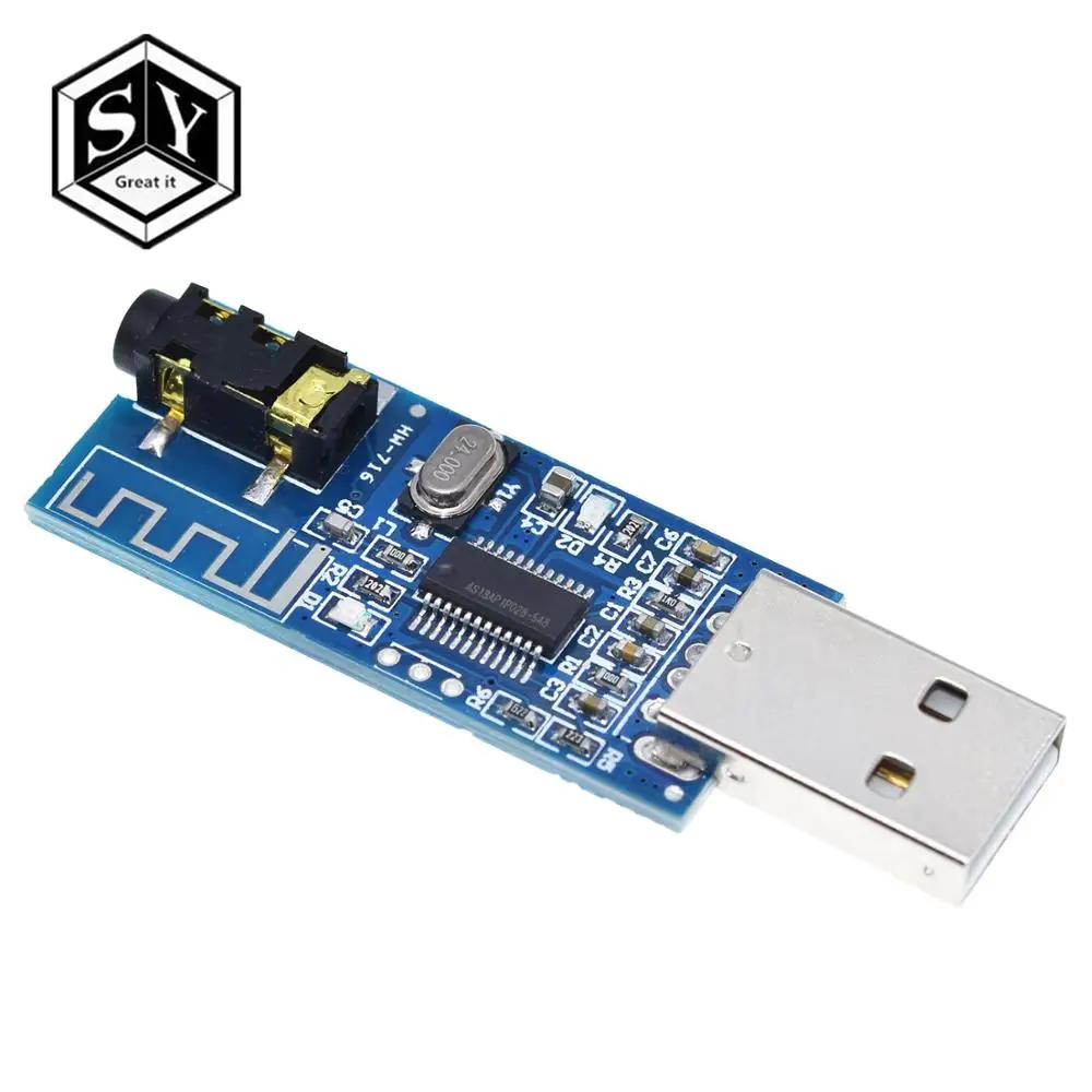

USB Bluetooth 4.0 Audio Receiver Wireless Module Bluetooth Voice Player With Decoding Amplifier Function LED Indicator Board