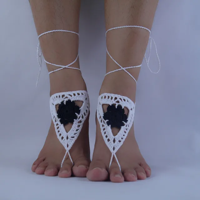 40 Sexy Crochet Barefoot SandalsOpenwork Pattern Nude ShoesWomen Impressive Barefoot Sandals Pattern 40 Sexy Crochet Barefoot SandalsOpenwork Pattern Nude ShoesWomen Impressive Barefoot Sandals Pattern