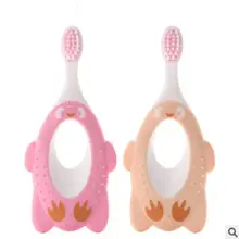 Детская зубная щетка мягкая противоскользящая ручка мультфильм для малышей детей новорожденных уход за полостью рта