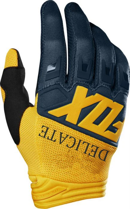 Dirtpaw гоночные темно-синие/желтые перчатки MX Enduro Racing MTB DH мотоциклетные велосипедные перчатки для верховой езды