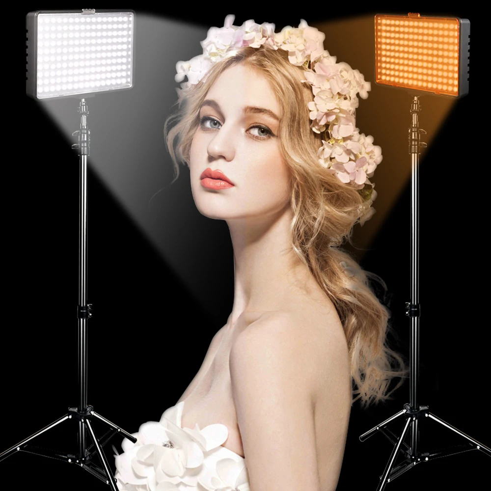 Travor LED studio light 2 set video light with