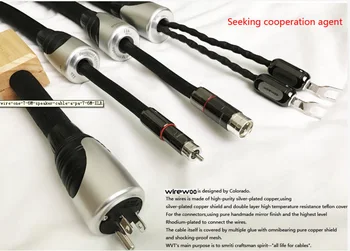 

wirewoo:a pair- 2.5M speaker cable/1.5MRCA/1.5MXLR/ one power cable-2M