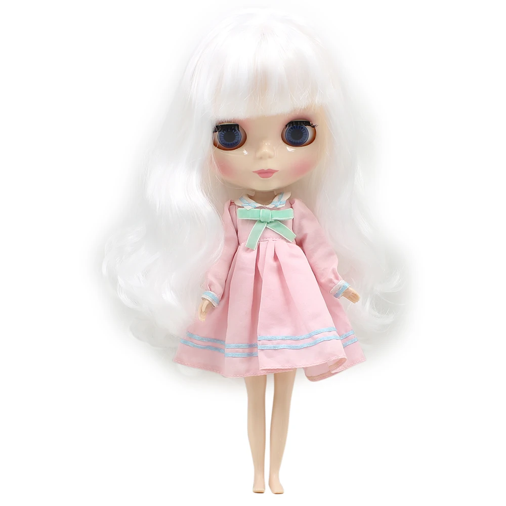 NEO blyth шарнир Кукла белые волосы предложение игрушка подарок специальная цена на продажу подходит макияж в себе