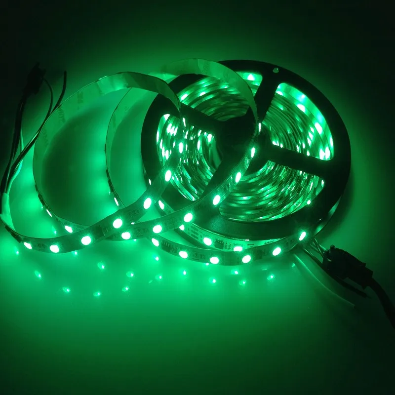 Светодиодная лента ws2811ic 5050 5 м 12 В постоянного тока полноцветная RGB SMD Адресуемая