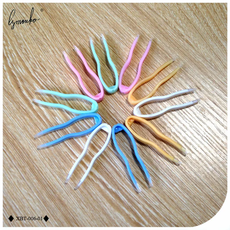 

Lymouko 10pcs/Lot Good Useful Clamps Travel Contact Lens Inserter Stick Remover Special Silica Gel Tweezers for Accessories