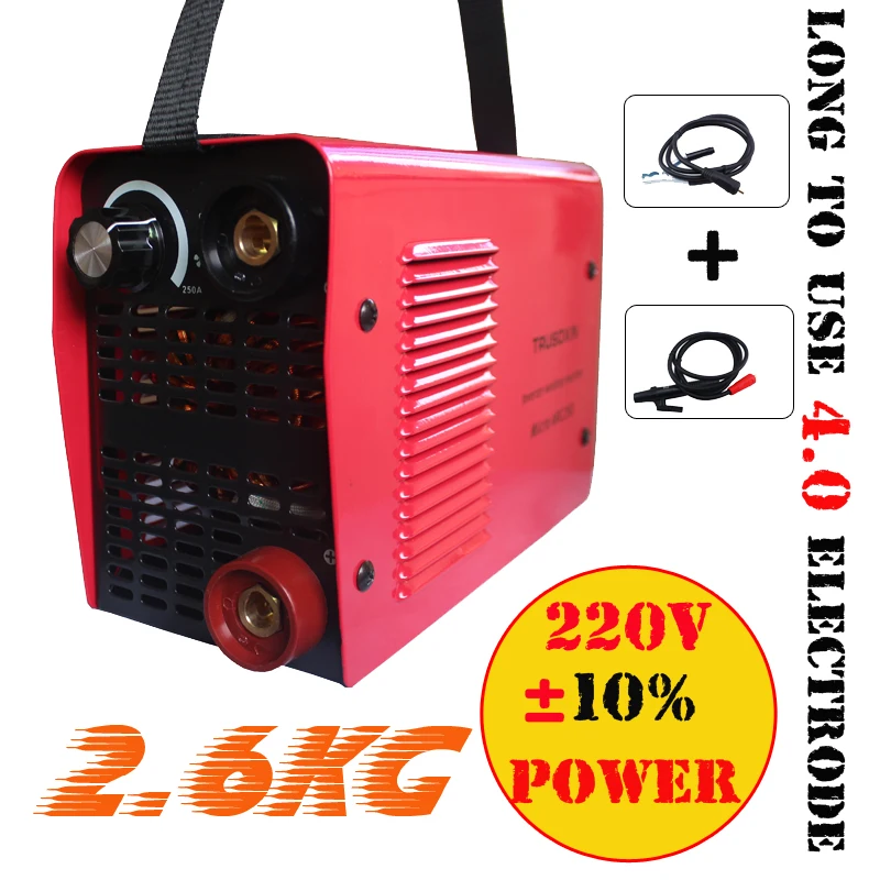 New mini 220V/-240V 2.6KG IGBT Inverter DC welding machine/equipment/welders Micro ARC250 stick welder for DIY with accessory |