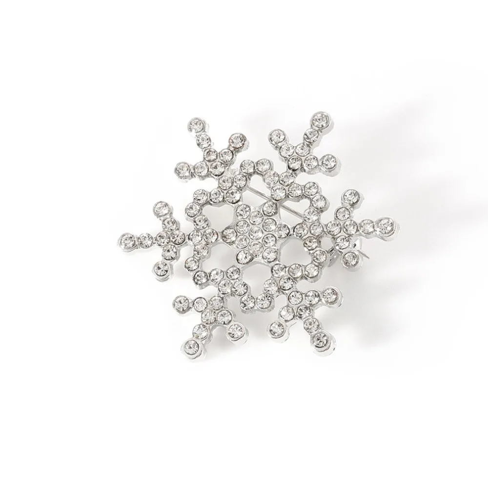 

Christmas Snow Brooch Joker Men'S And Women'S Clothing Brooch Environmental Protection Alloy Corsage Badges Dropshipping