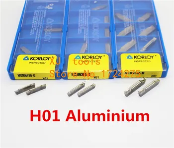 

H01-MGMN150 MGMN200 MGMN250 MGMN300 MGMN400 MGMN500 10pcs/set KORLOY CNC Aluminum using Carbide insert
