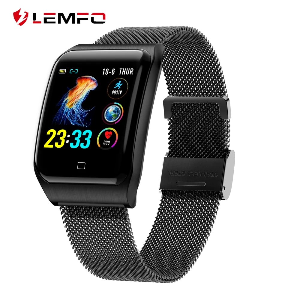 

LEMFO F9 Smart Watch Men IP68 Waterproof Multiple Sports Mode Heart Rate Blood Pressure Bluetooth Smartwatch 1.3inch Screen