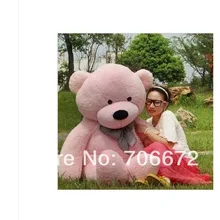 Плюшевый розовый плюшевый мишка 160 см кукла 63 дюймов игрушка подарок wb8455