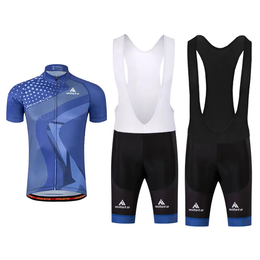 Buy Bicycle Jersey Team (Bib) Set Short Sleeve Men's
