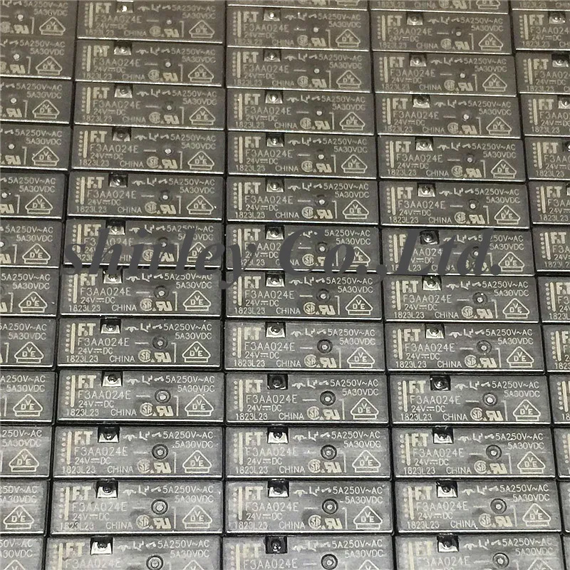 Бесплатная доставка 10 шт. 100% новое оригинальное реле F3AA024E 24 В 4PIN 5A 250VAC|Реле| |