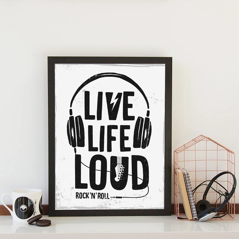 Rock Festival Canvas Painting Home Decor
