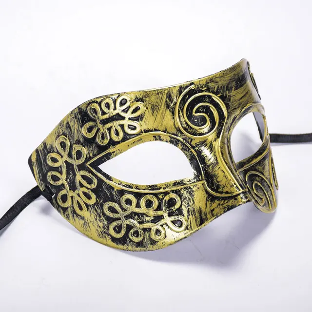 2017 Mens Sliver Masquerade Masks Face Masks for Fancy Dress