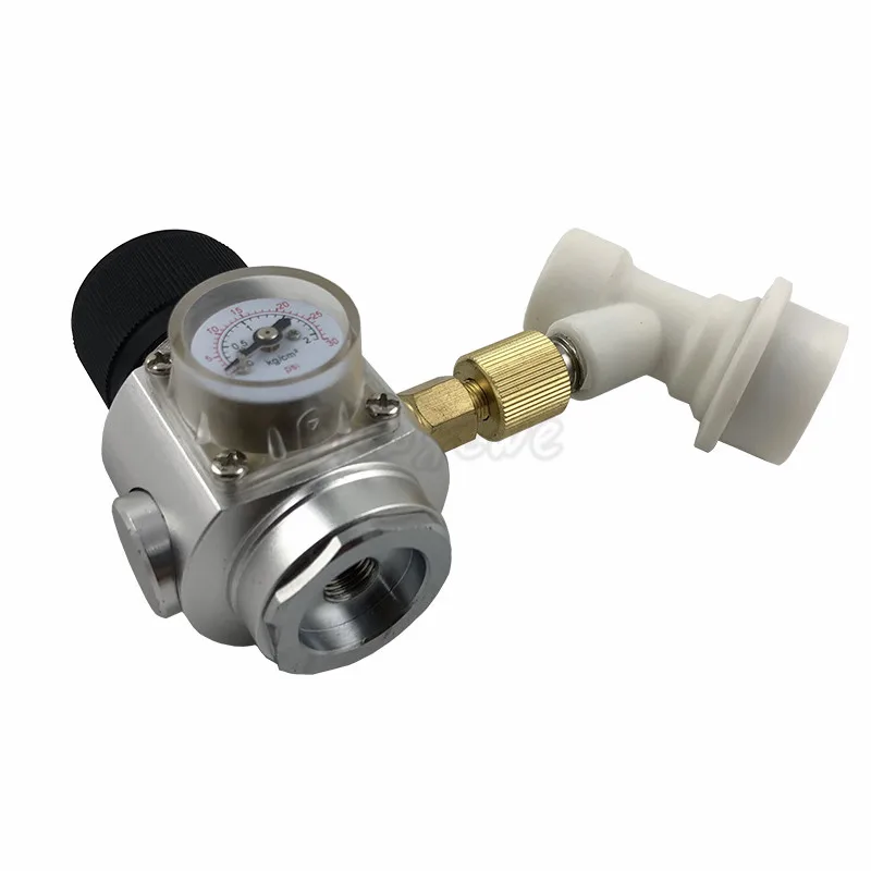 CO2 Mini Gas Regulator with Corny Keg Gas Ball Lock Disconnect for Beer Tap Homebrew GAS Regulator (9)