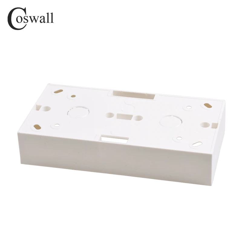 Coswall внешняя Монтажная коробка 172 мм* 86 мм* 33 мм для 86 типа двойных выключателей или розеток применяется для любого положения поверхности стены