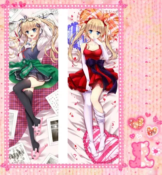 

Anime Cartoon Saenai heroine no sodate-kata Double-Sided Bolster Hugging Pillow Case Pillow Cover Pillowcase Peach Skin 130