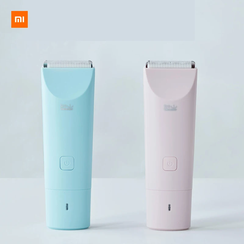 

2colors Xiaomi Mijia Youpin Rushan baby mute hair clipper Silent motor R angle cutter head IPX 7 waterproof