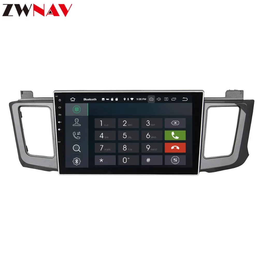 Best 10.1 inch Android 9 Car GPS Navigation System Car CD DVD Player for Toyota Rav4 2012-2015 Stereo Auto Radio Head Unit 4