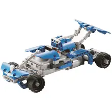 190 шт. DIY блоки DIY Набор R/C 10 в 1 гоночные автомобили Строительные кирпичи Радиоуправление гоночная игрушка для дистанционного управления s игрушки 2sw0820