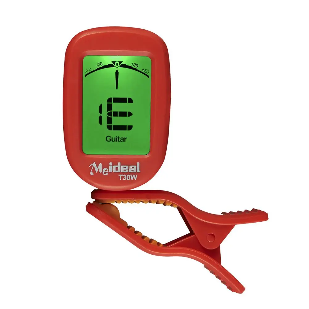 

1 Red ABS multi guitar tuner clip tuner 56 * 38mm