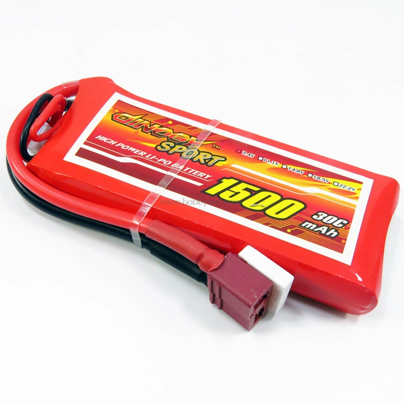 

7.4V/2S 1500mAh 30C LiPO Battery T plug for RC Model Airplane Helicopter FPV Drone Quadcopter