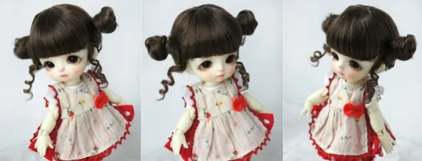 8 bjd wig brown black