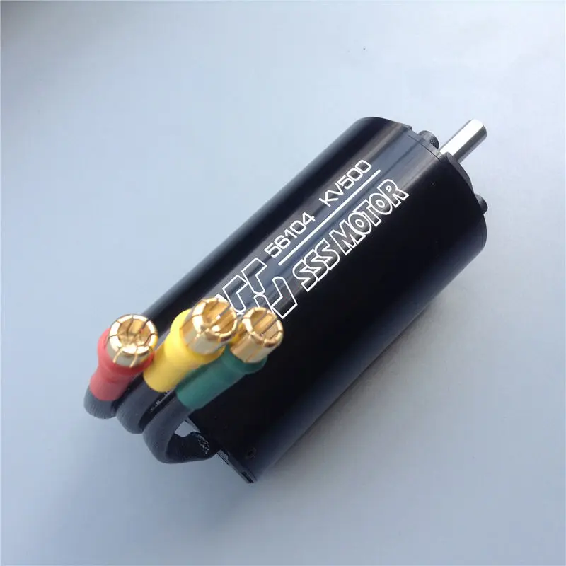

1pcs SSS 56104 KV1400 KV790 KV500 KV420 Brushless Motor 6 Polos Inner Rotor Shaft Dia 8mm for RC Model Boats/Cars